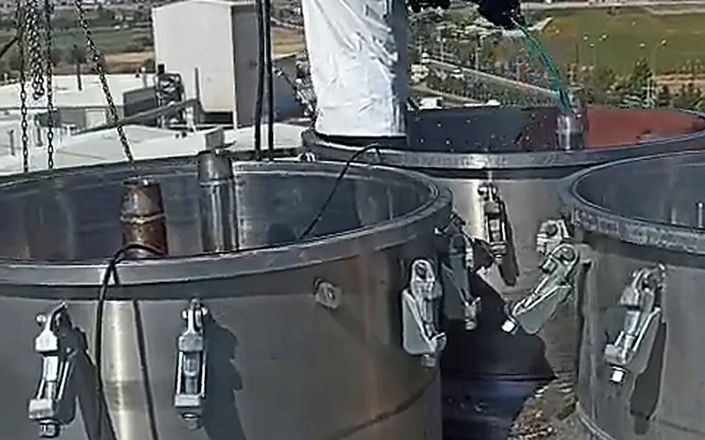 Tank, silo ve reaktör temizliği — su jeti uygulaması